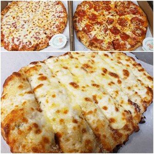 2 md 1 topping & cheesy papas